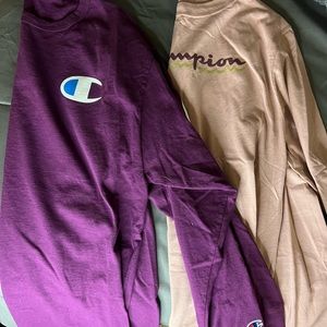 Champion long sleeves | Both size Medium
